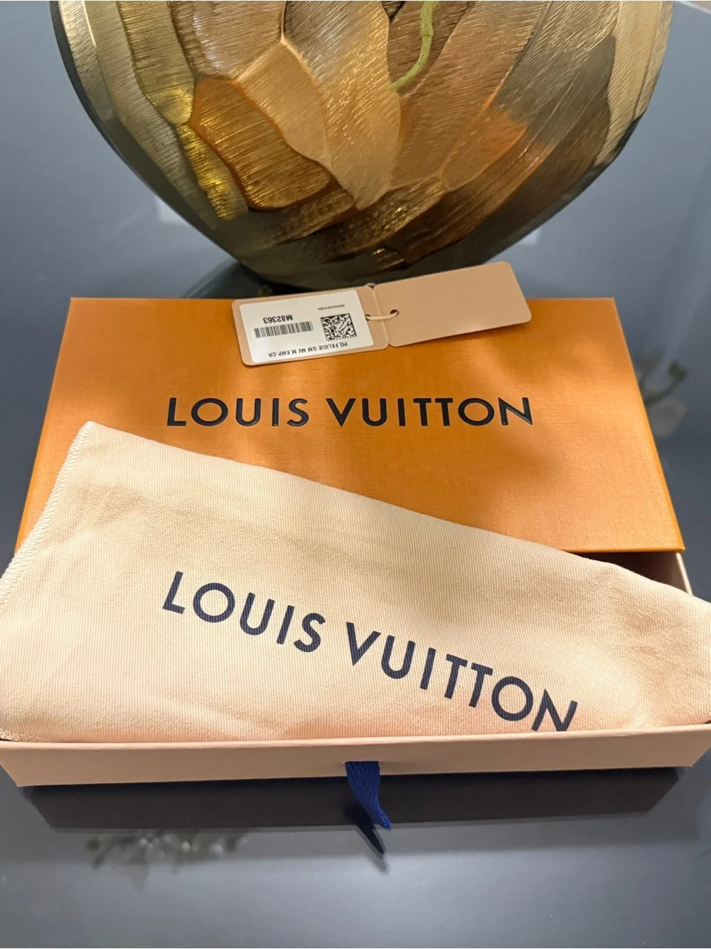 Louis Vuitton cream leather